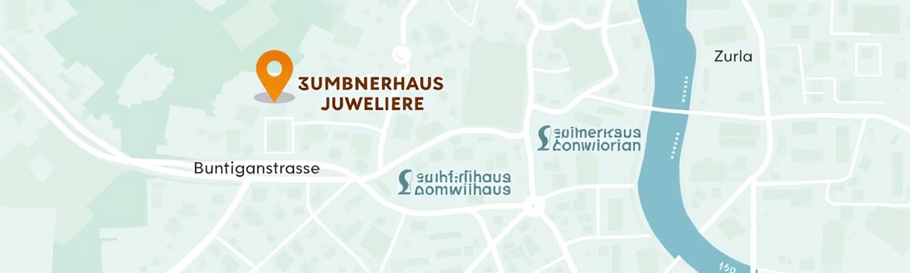 Karte mit dem Standort von Glimmerhaus Juweliere in Zürich.